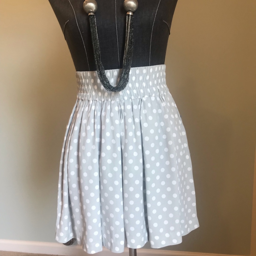 Zara Polka-Dot Mint Shorts